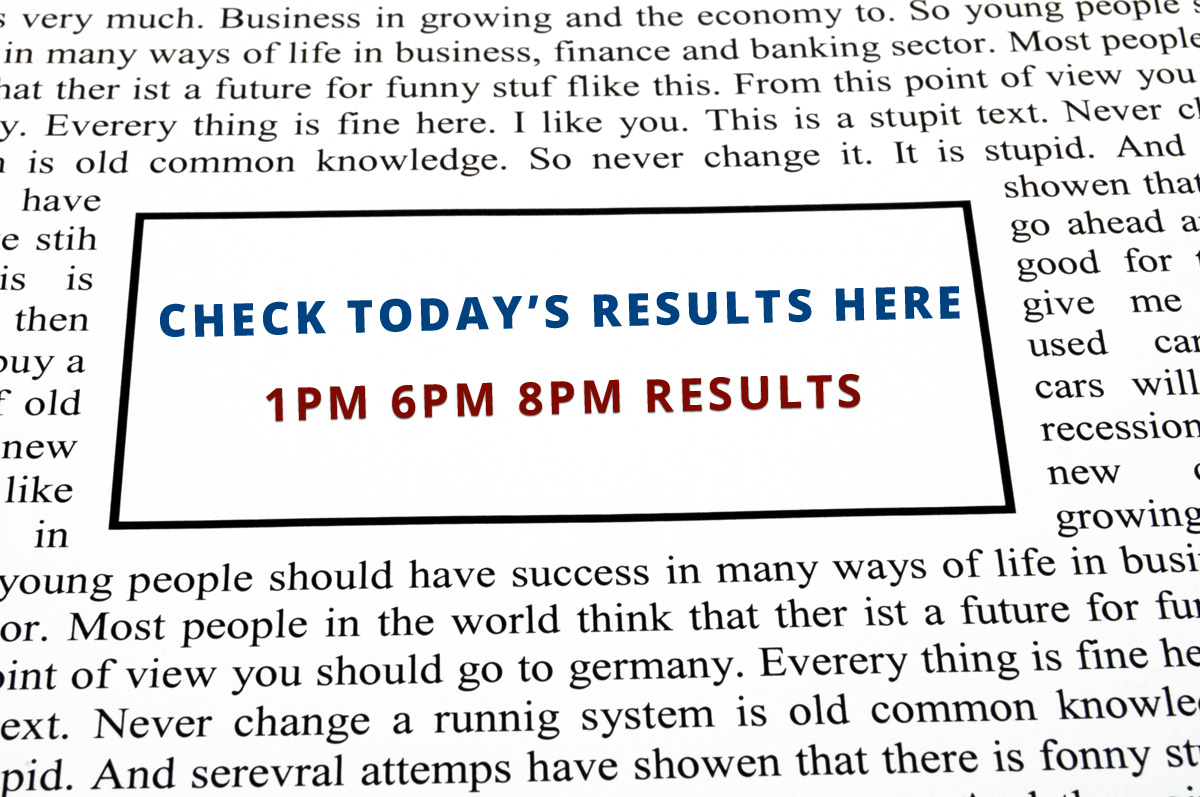 lottery sambad result